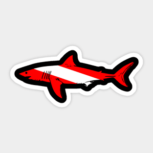 Dive Shark Scuba Diving For Diver Sticker